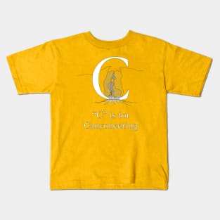 C is for Canyoneering Kids T-Shirt